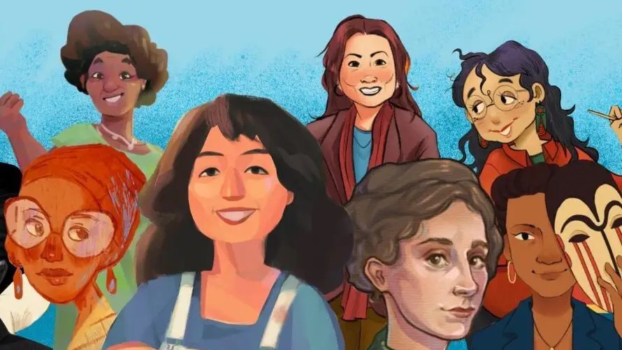 Student illustrations featured in Smithsonian American Art Museum’s “Drawn to Art: Ten Tales of Inspiring Women Artists” series